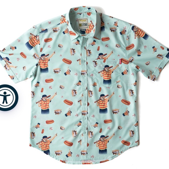 the sandlot button up shirt